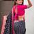 Black durga ethnic motifs woven design zari banarasi saree