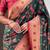 Green ethnic motifs zari silk blend paithani saree