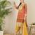 Women's faux georgette fabric zari embroidery kurta set with dupatta