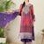 Women's faux georgette fabric zari embroidery kurtaset with dupatta