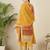 Women's faux georgette fabric zari embroidery kurta set with dupatta