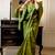 Olive woven design zari bhagalpuri saree