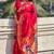 Pink woven design zari silk blend paithani saree