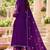 Women's faux georgette fabric thread embroidery kurta set with dupatta