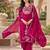 Women's faux georgette fabric thread embroidery kurta set with dupatta