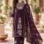 Women's faux georgette fabric thread embroidery kurta set with dupatta