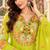 Women's faux georgette fabric thread embroidery kurta set with dupatta