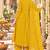 Women's faux georgette fabric thread embroidery kurta set with dupatta