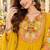 Women's faux georgette fabric thread embroidery kurta set with dupatta