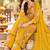 Women's faux georgette fabric thread embroidery kurta set with dupatta