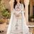 Women's faux georgette fabric thread embroidery kurta set with dupatta