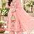 Women's faux georgette fabric thread embroidery kurta set with dupatta