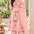 Women's faux georgette fabric thread embroidery kurta set with dupatta
