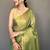 Green zari tissue kanjeevaram saree