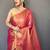 Pink zari tissue kanjeevaram saree