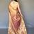 Pink woven design zari tissue  kanjeevaram saree