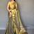 Green geometric woven design zari kanjeevaram tissue saree