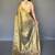 Green geometric woven design zari kanjeevaram tissue saree