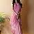 Pink tissue saree