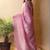 Pink tissue saree