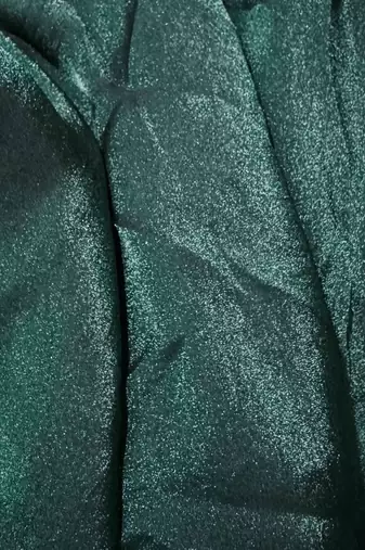Green poly georgette saree