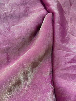 Purple woven design poly georgette saree 5