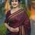 Brown woven design zari designer kanjeevaram saree