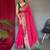 Pink woven design zari patola saree