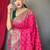 Pink woven design zari patola saree