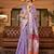Purple women woven design zari kanjeevaram saree
