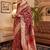 Maroon woven design zari kanjeevaram saree