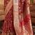 Maroon woven design zari kanjeevaram saree