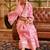 Pink women paisley woven design kanjeevaram saree