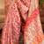 Peach woven design zari kanjeevaram saree