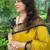 Yellow ethnic motifs zari kanjeevaram saree