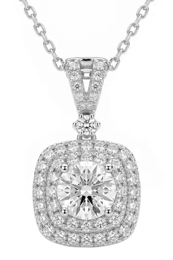 Stylish pendant chain cz crystal studded casual daily wear jewelry for women