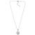 Stylish pendant chain cz crystal studded casual daily wear jewelry for women