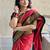 Red ethnic motifs zari kanjeevaram saree
