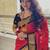 Red ethnic motifs zari kanjeevaram saree