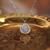 Elegant pendant chain cz crystal studded jewelry for women