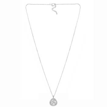 Elegant pendant chain cz crystal studded jewelry for women 5