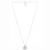 Elegant pendant chain cz crystal studded jewelry for women