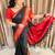 Black ethnic motifs kanjeevaram saree