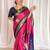 Pink ethnic motifs zari kanjeevaram saree