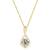 White teardrop pendant chain crystal studded casual daily wear jewelry for women