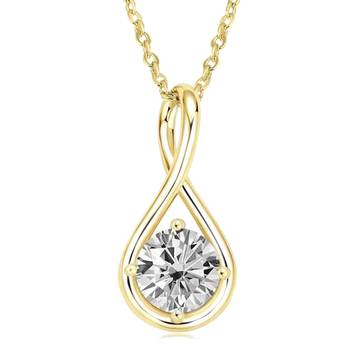 White teardrop pendant chain crystal studded casual daily wear jewelry for women 4