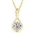 White teardrop pendant chain crystal studded casual daily wear jewelry for women