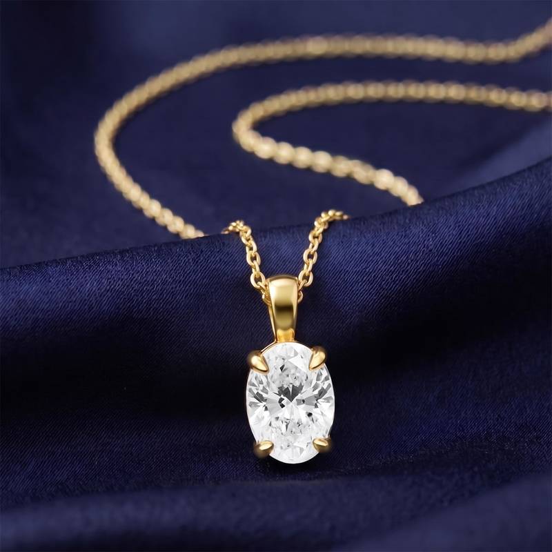 White fancy pendant chain crystal studded casual daily wear jewelry for women