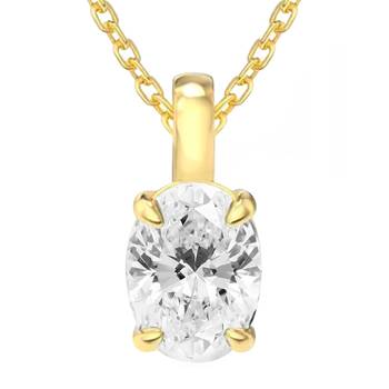 White fancy pendant chain crystal studded casual daily wear jewelry for women 5