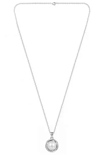 Fancy pendant chain pearl studded casual daily wear jewelry for women